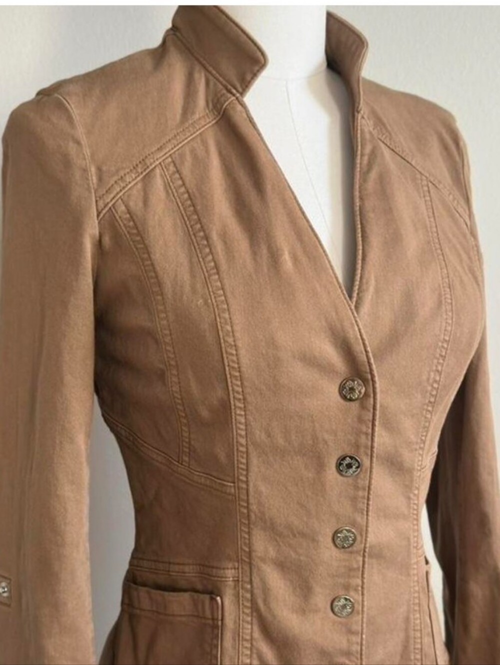 WHBM Tan Jacket Size 0